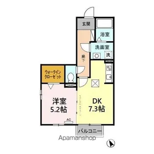 マノワール E・Y【1階】の間取り