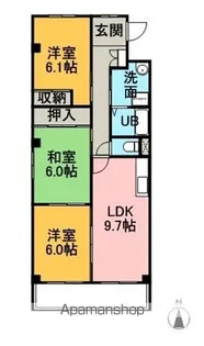 3LDKの間取り画像