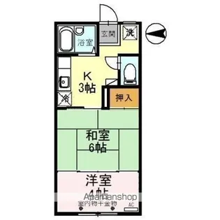 リバーサイドKM【2階】の間取り