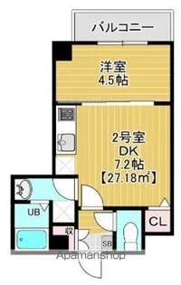 PARK RESIDENCE東千葉【8階】の間取り