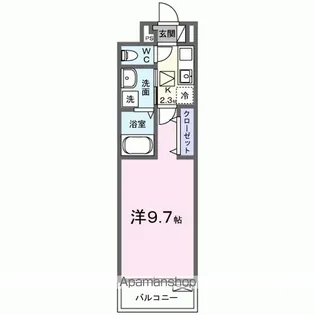 PRADERA吉川美南【1階】の間取り