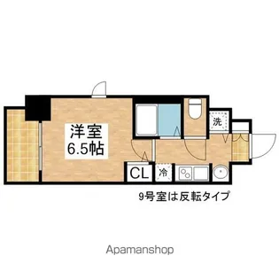プレサンス金山グリーンパークス【9階】の間取り