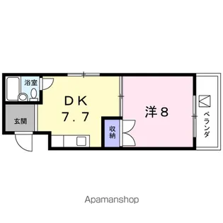 グリーンハイツ【3階】の間取り