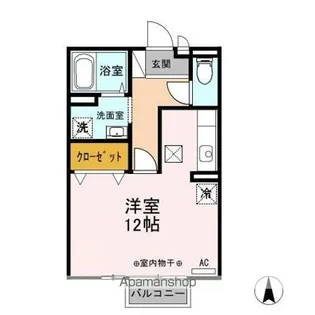 セジュール橋詰【102号室】の間取り