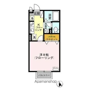 エクセレントタウン・村井 A【2階】の間取り