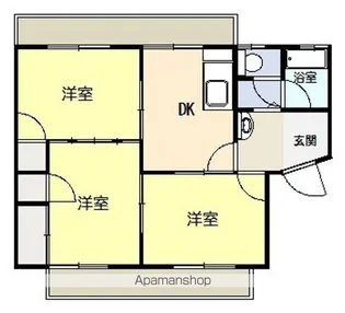 ウエストコート【B2-2号室】の間取り