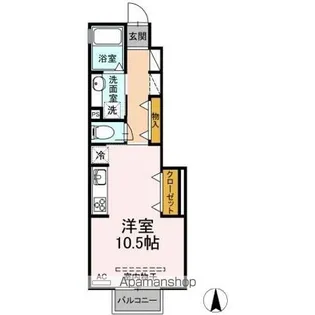 プルミエール【1階】の間取り
