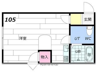 シーゲルハイムNO.2【105号室】の間取り