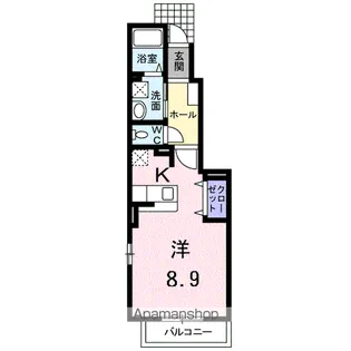メゾン ソレイユ【1階】の間取り