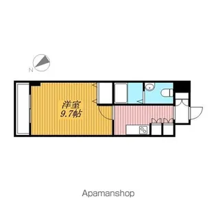 WILLDO千葉新宿【802号室】の間取り
