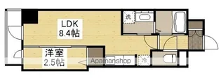 月光 千日前【6階】の間取り