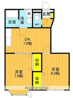 コートシャルマンⅠ【1階】の間取り