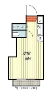 トロワボヌール北久米【407号室】の間取り