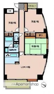 シーブリーズ東原弐番館【4階】の間取り