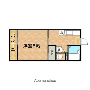 ファミーユ大久保【1階】の間取り