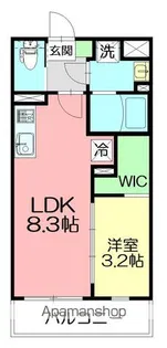 CASABRISA湘南台【2階】の間取り