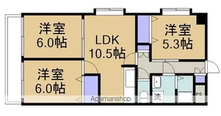 メリディアン【201号室】の間取り