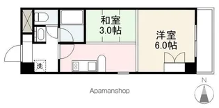 ル・ベールドゥ【5階】の間取り