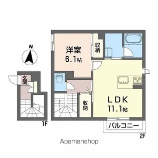 南田宮レジデンス【2階】の間取り