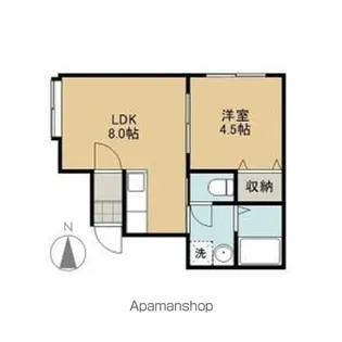 MTM平岸【103号室】の間取り