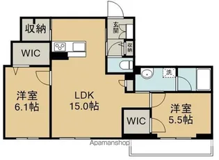 グランルージュ【2階】の間取り