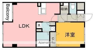 ヴィランス大塚Ⅱ【4階】の間取り
