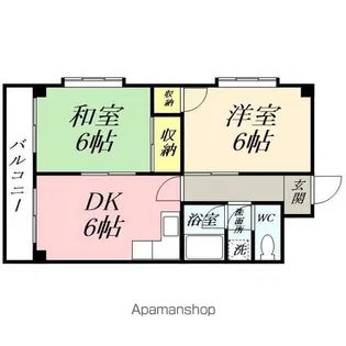 かわいマンション【302号室】の間取り