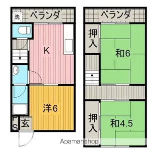 ビル槙山【2階】の間取り