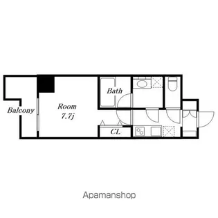 1Kの間取り画像