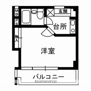アネックス国領【3階】の間取り