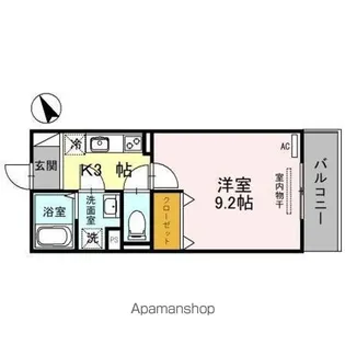 BELLA VISTA 南草津(ベラヴィスタ)【3階】の間取り