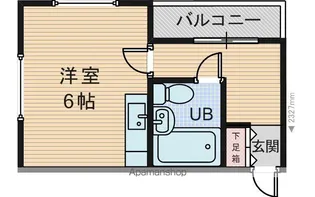 ビラ小松【5階】の間取り
