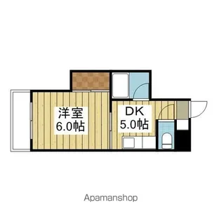 第6ゴトービル【302号室】の間取り