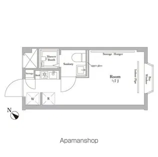 ARK HOUSE F【1階】の間取り