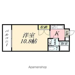 パティオ東古松【4階】の間取り