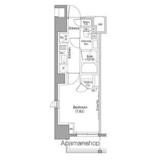 ザ・パークハビオ巣鴨【3階】の間取り