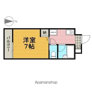 アビテコート【2階】の間取り