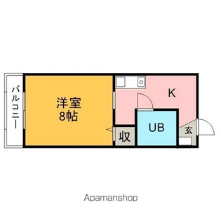 CAROL【311号室】の間取り