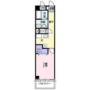 ソレアード・K・S【3階】の間取り