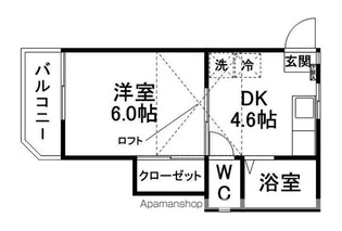 シャトンブラン福室【2階】の間取り