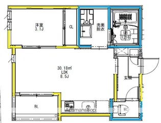 REGALEST 龍田テラス【3階】の間取り
