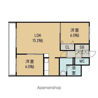 メゾン・ド・ロペ【303号室】の間取り