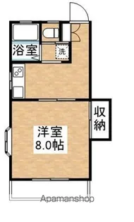 第2コーポ川越【1階】の間取り