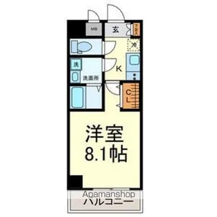 LANCIA HEIAN【5階】の間取り