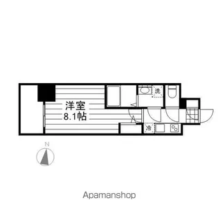 愛知県名古屋市中区新栄2丁目【マンション】の間取り