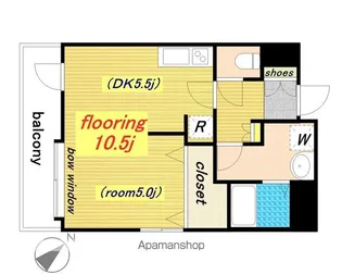 アクア・レアーレ青葉台【303号室】の間取り