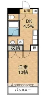 ササキビル【205号室】の間取り