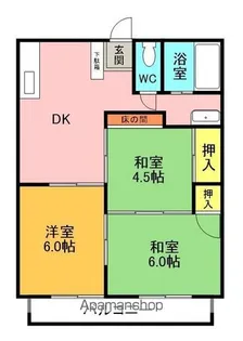 ファミール北庄台【203号室】の間取り