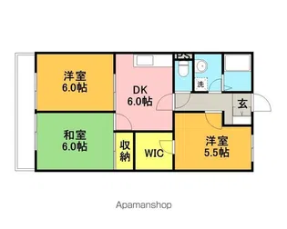 スティーレ与野【D103号室】の間取り