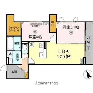 D’S LIEN (ディーズリアン) A【3階】の間取り